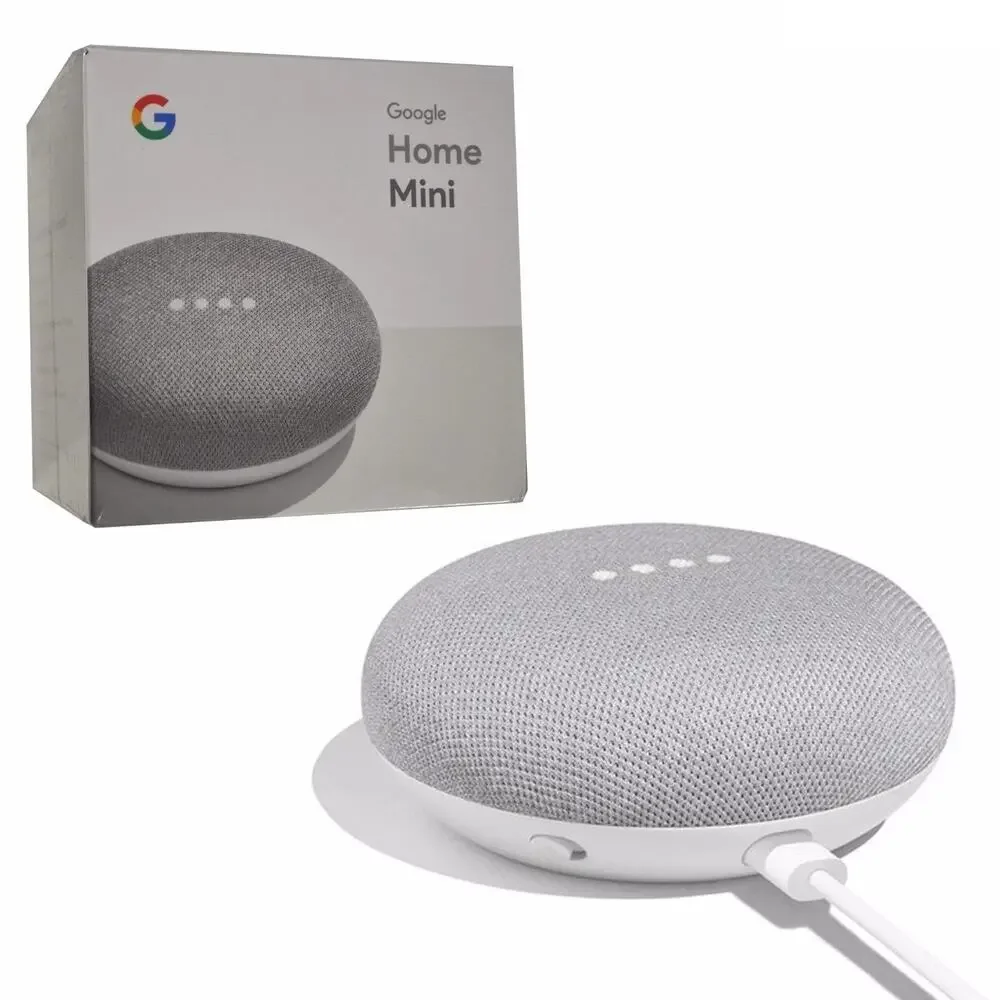 Google Home Mini Smart Speaker Google Assistant Chalk GA00210-US NEW Sealed